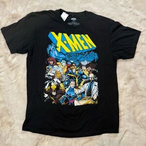 Marvel X-Men Black Graphic T-Shirt Mens Large